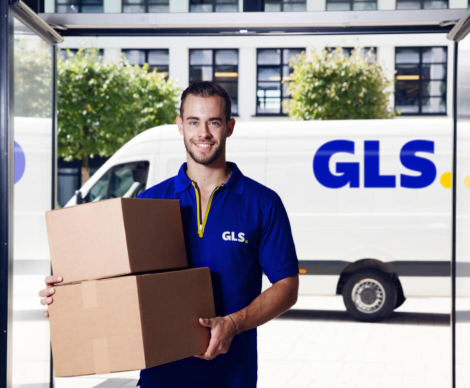 GLS kurýr s balíky autodílů – rychlé doručení po celé ČR a SR
